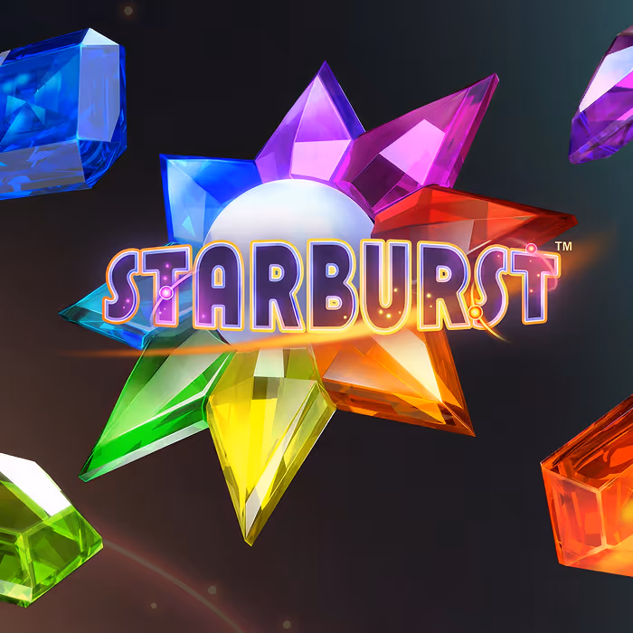 Starburst slot with cascading cosmic gems