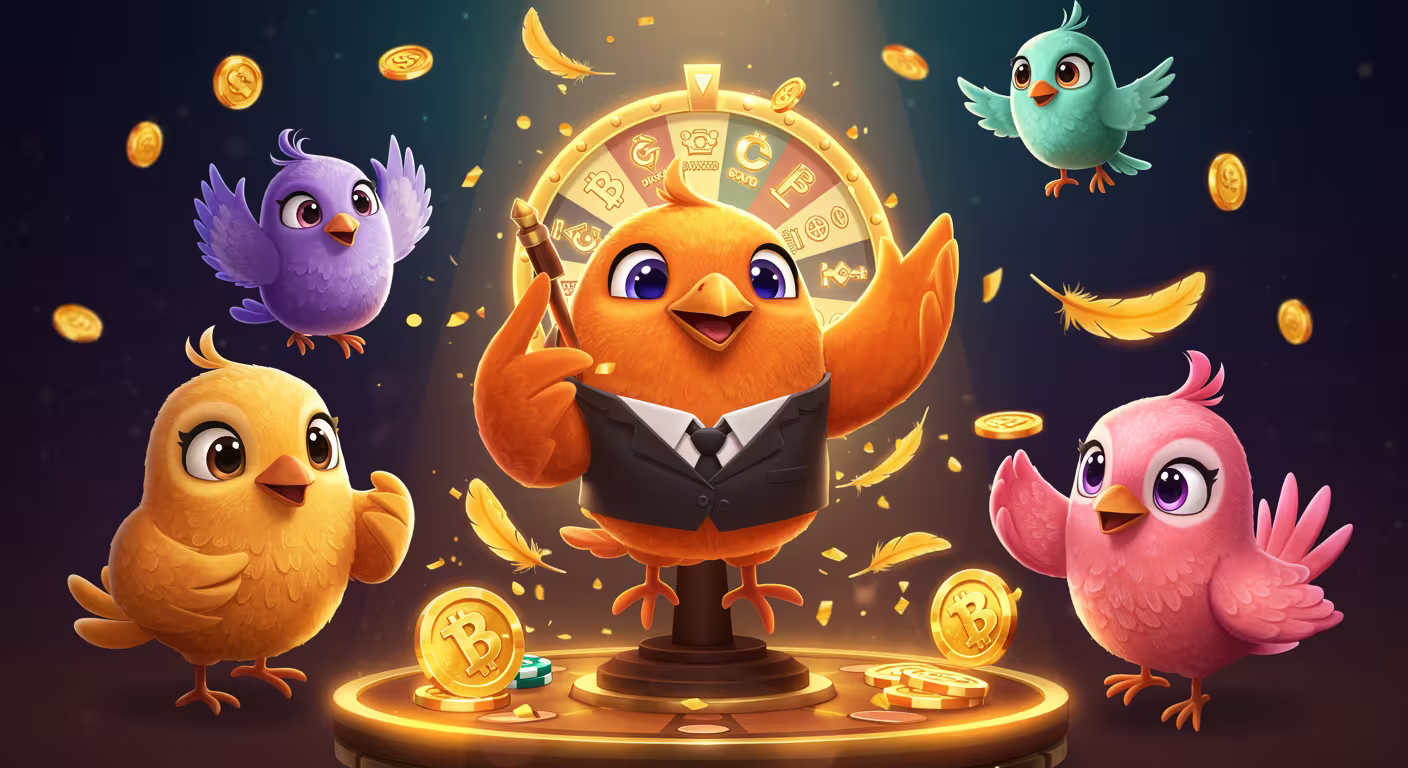 BirdSpin strategy board with superhero markers