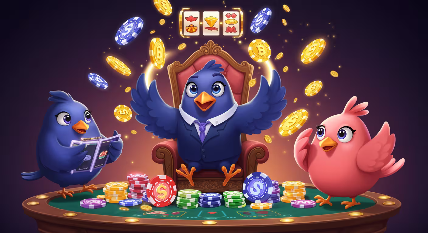 BirdSpin glossary icons with alphabet tiles